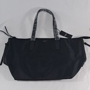 NWT Botkier New York Bond Tote | Black Nylon & Leather | Chic Work Bag